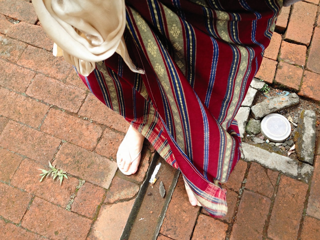 Photo knee-length dress